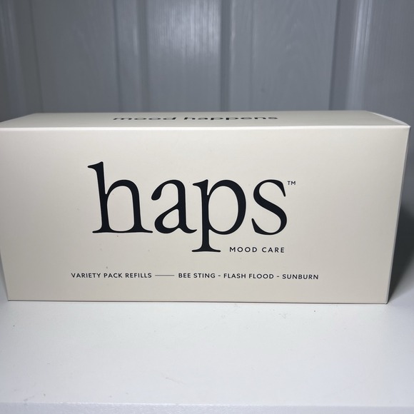 Haps Other - Haps Votive Set Of 3 Dented Candle Refills Mood Care New In Box